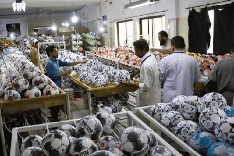 Sialkot Football Industry: Manufacturing Hub Sialkot Football Industry